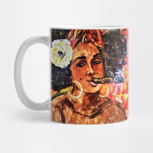 Cigar lady Mug